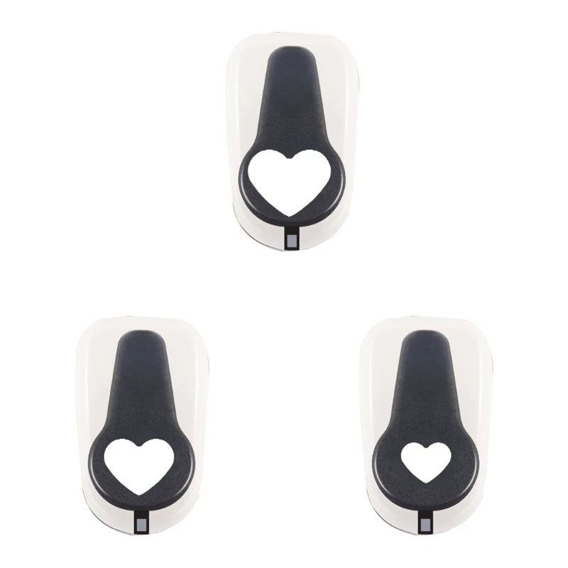 Heart Hole Single Hole Craft Puncher for DIY Invitation Card Making Y9RF