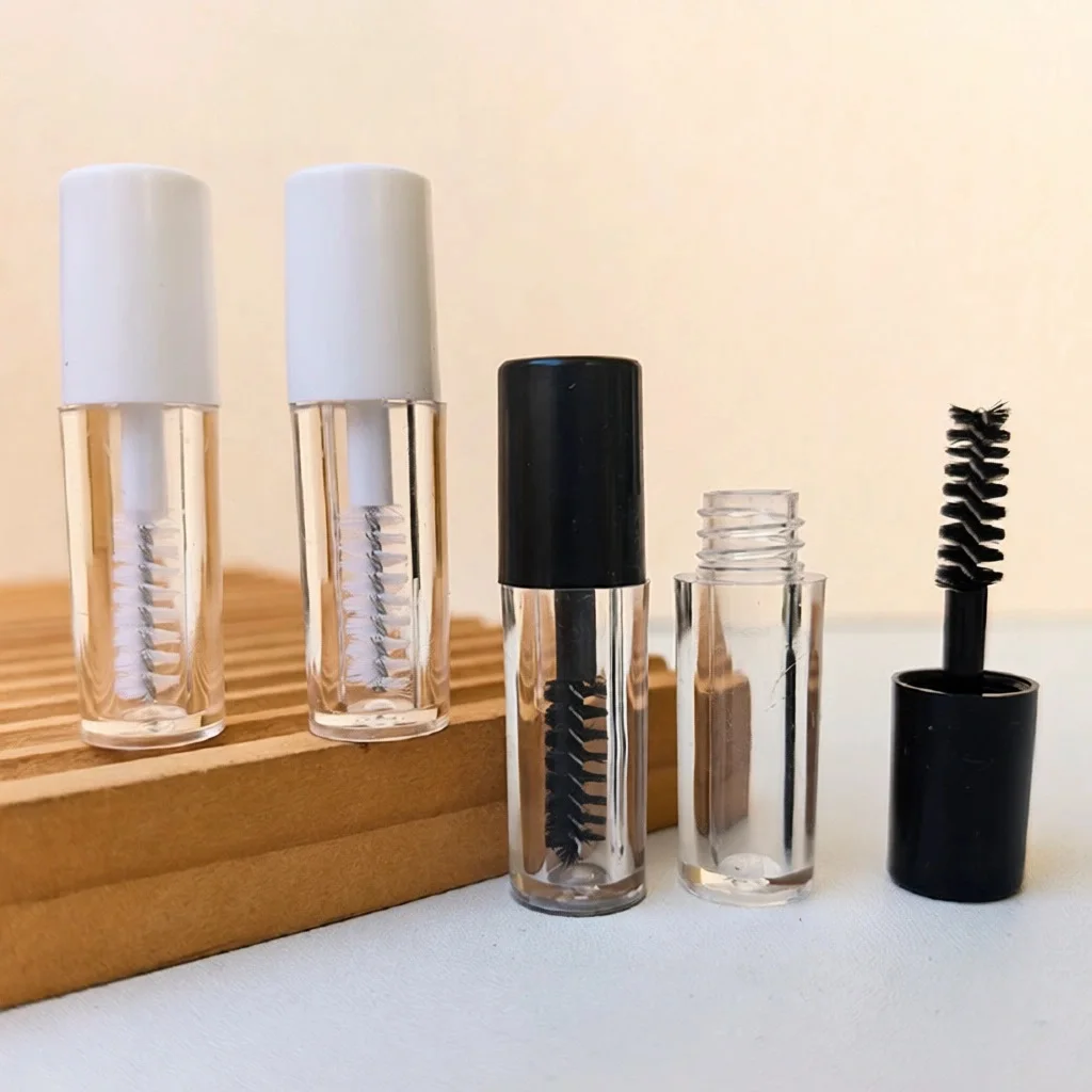 1ml Mini-Mascara-Tuben Transparente Leere Wimpernwachstumsserum-Spenderflasche Kosmetik-Verpackungsbehälter – Detail 3