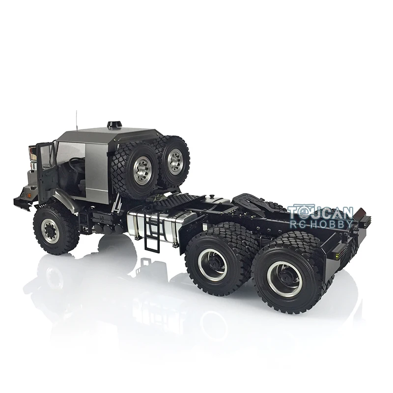 JDM 157 1/14 Metal 6*6 RC Off-road Truck Model W/ Differential Axle Remote Control Climbing Trailer Adults Toys TH17202-SMT8