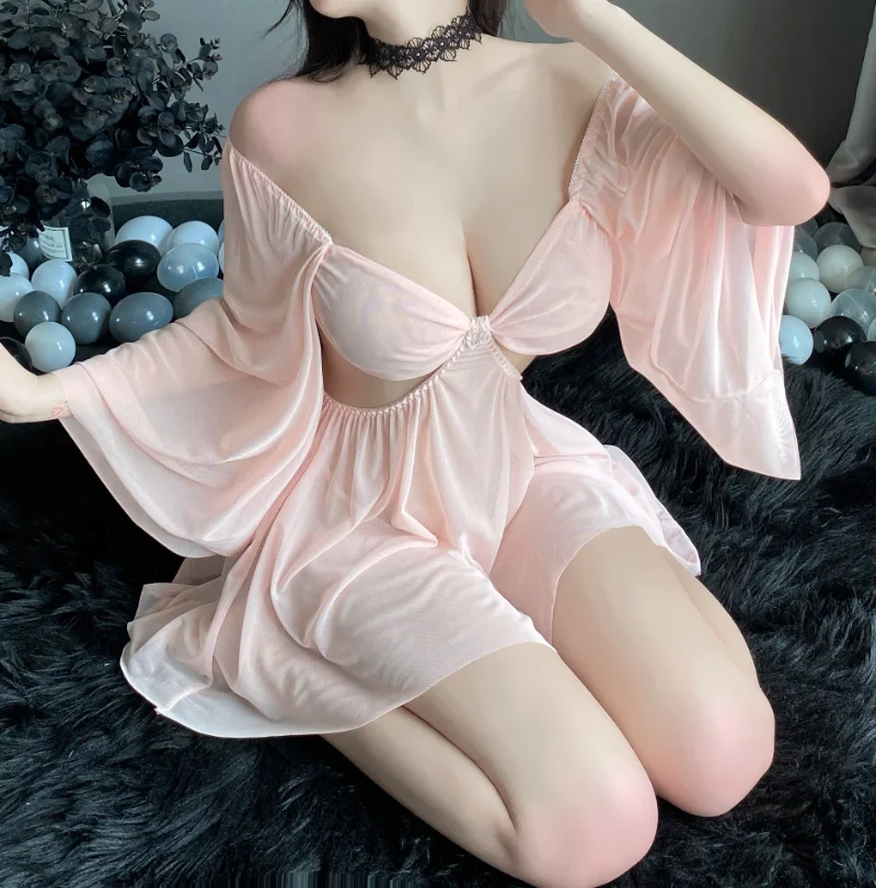 3 ألوان مثيرة الملابس الداخلية المثيرة منظور الرافعة فستان عميق الخامس ملابس نوم المنزل الدانتيل يصل فستان النوم عادية ملابس النوم السرير إغراء