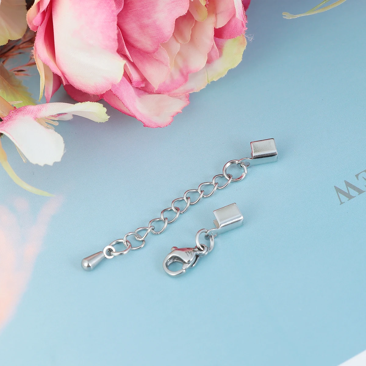 

10pcs Stainless Steel Lobster Clasps Durable Diy Lanyards Cord Jewelry Making Bracelet Necklace Connectors Buckles Clips