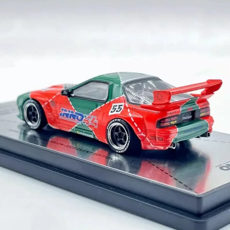 INNO 1/64 RX-7 FC3S Hong Kong Toycar Salon 2025 édition événement alliage jouet véhicule à moteur moulé sous pression en métal modèle cadeaux