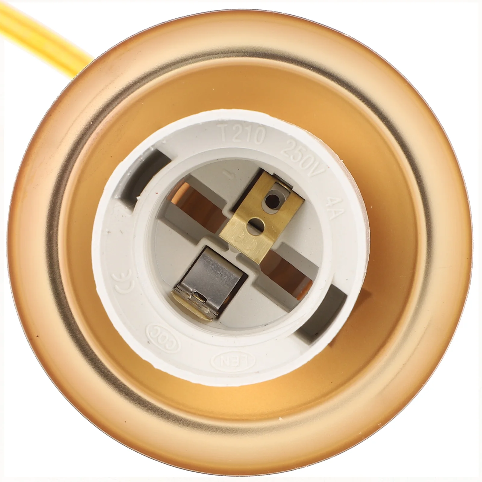 

2pcs E27 Thread Lamp Holder Metal Light Socket 1M Cord For Diy Pendant Lighting Ceiling Bulb Base Adapter, Industrial Lamp Kit