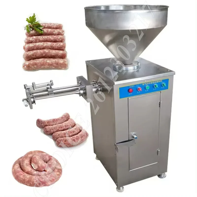 

Industry Pneumatic Sausage Stuffer Electric Automatic Sausage Filling Twisting Stuffer Device Hydraulic Thai Sausage Filler Make