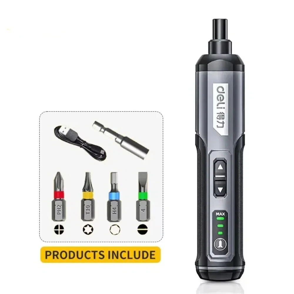 Wireless 4V Electrical Screwdriver Set Ergonomic Pen Shaped Cordless Screwdriver Portable Mini Power Drill Electrician Tool