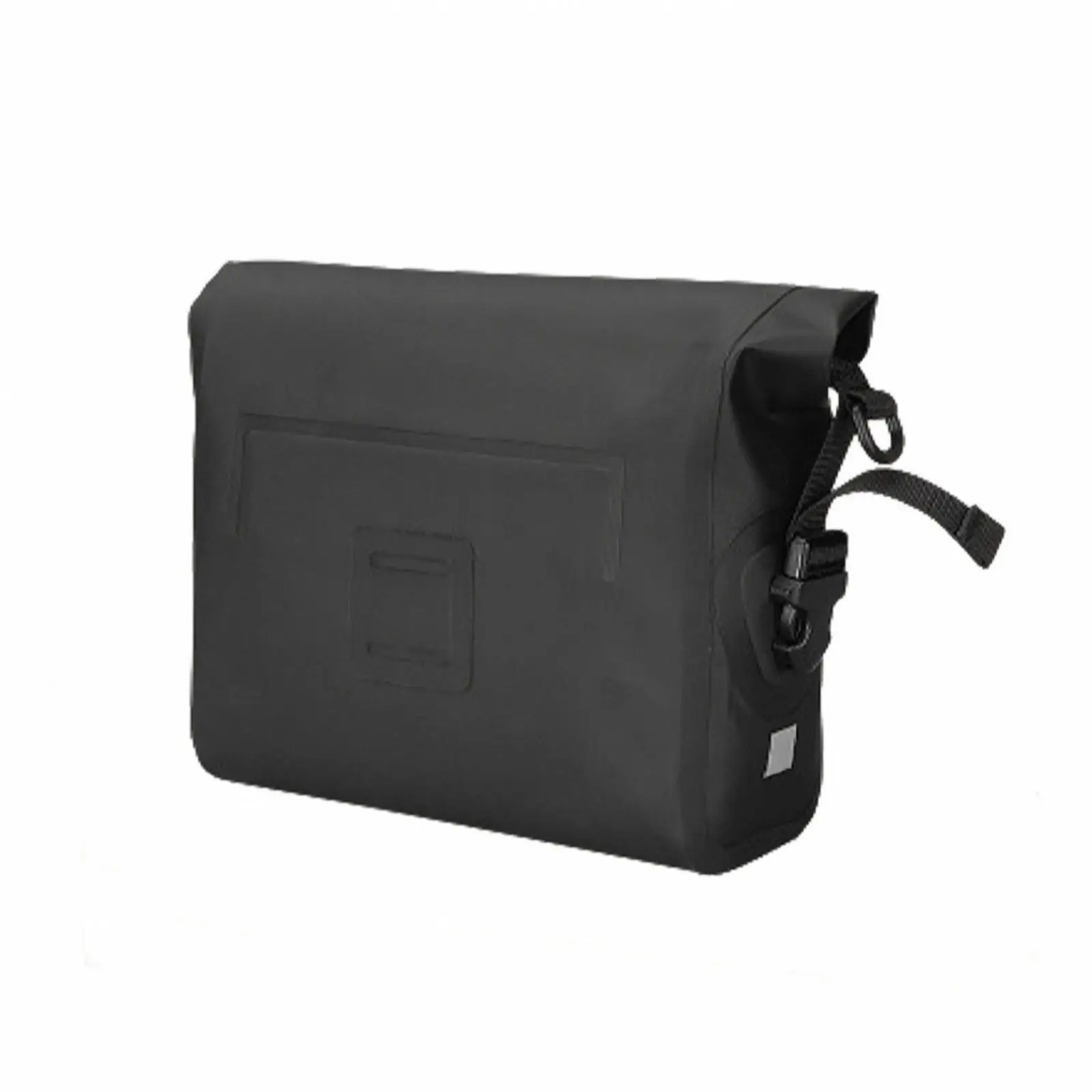 bicycle-handlebar-bag-waterproof-roll-top-closure-3l-bike-storage-pouch-mountable-front-rack-bag-for-commuting-and-long-rides