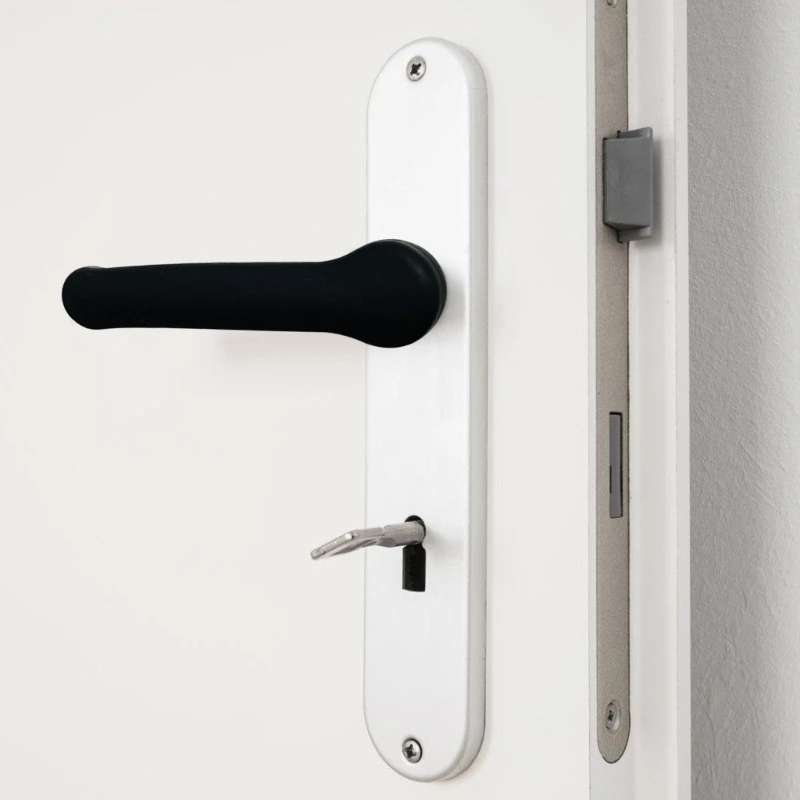 2 pçs silicone maçaneta da porta capa botão de segurança do bebê protetor manga design antiestático para casa e escritório uso diário