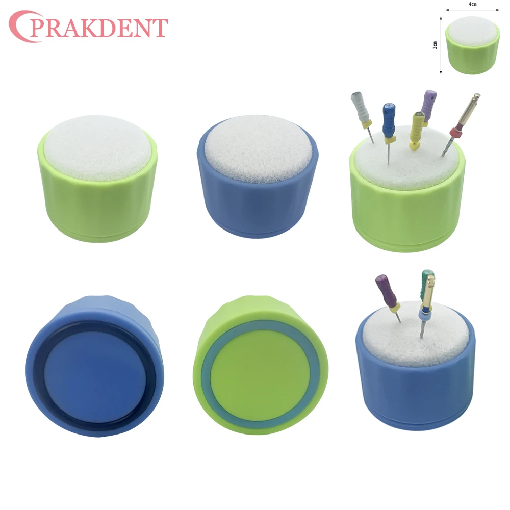 

Dental Root Canal Files Circular Placement Table Dental Oral Material Tools Cleaning Table Root Canal File Disinfection Box 1pcs