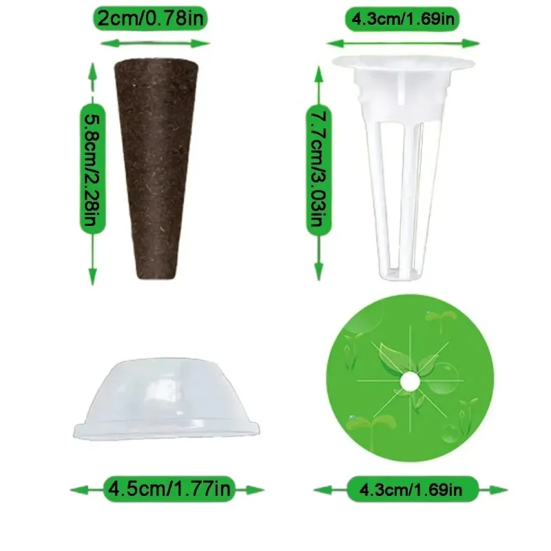 Hydroponic Garden Accessories Pod Kit 121pcs Hydroponics Garden Grow Systems Suitable For Various Plants Hydroponics Starter Kit