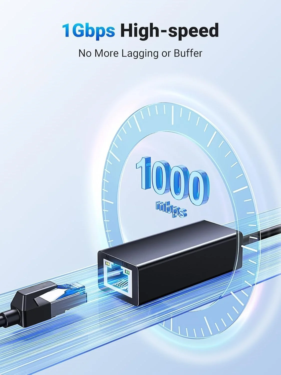 10 шт. высокоскоростной адаптер USB 3.0 к Ethernet USB-A к RJ45 LAN-ключ совместим с ноутбуками, компьютерами MacBook Windows MacOS