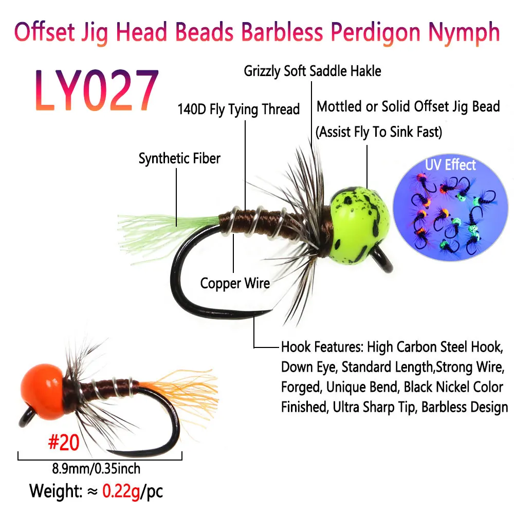 6PCS #12~#20 Mottled or UV Offset Tungsten Bead Head Barbless Perdigon Nymph Fast Sinking Wet Euro Nymphs Trout Fishing Lures - AliExpress 18 6PCS #12~#20 Mottled or UV Offset Tungsten Bead Head Barbless Perdigon Nymph Fast Sinking Wet Euro Nymphs Trout Fishing Lures - AliExpress 18
