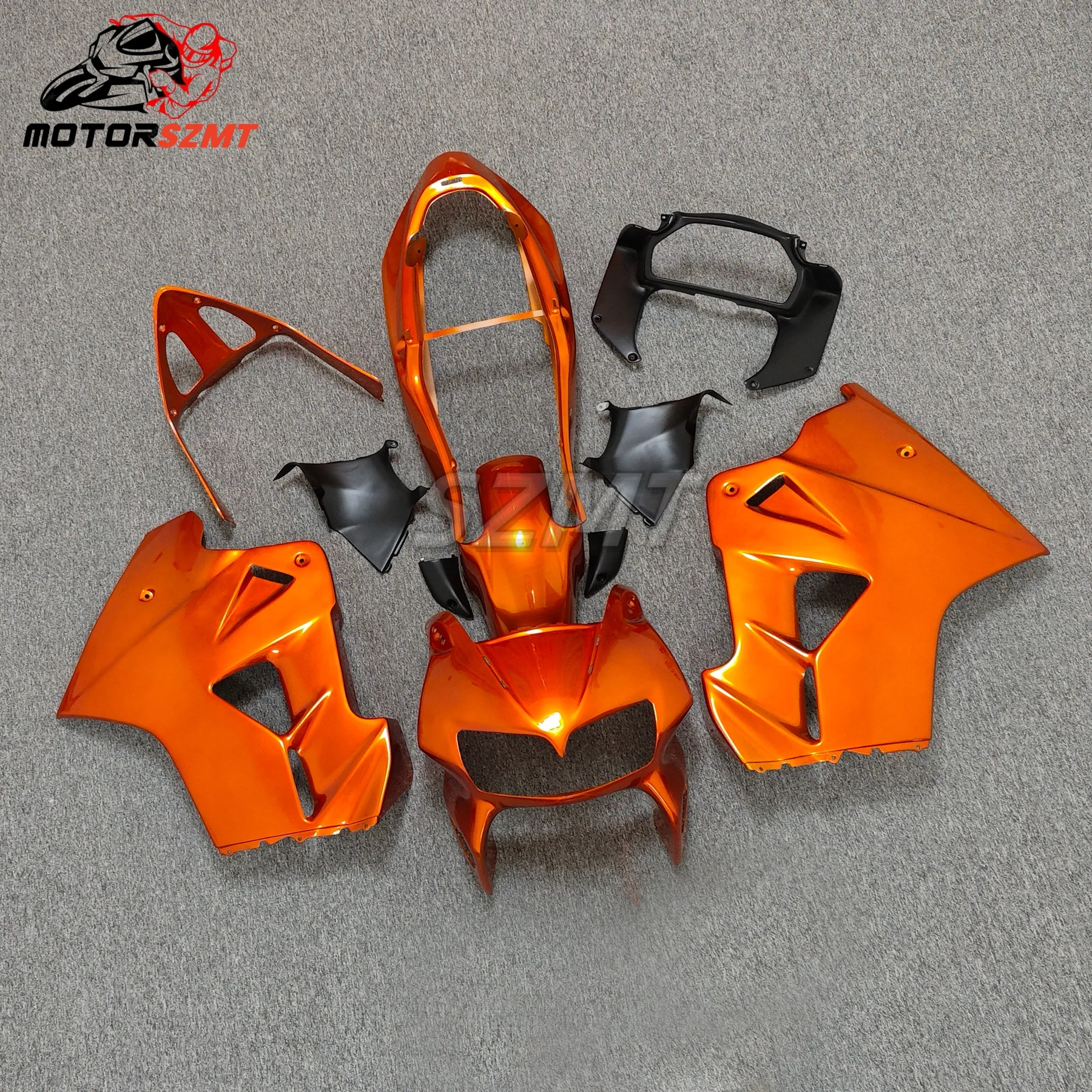 ABS Brand Motorcycle Fairing kit For HONDA VFR800 1998 1999 2000 2001 VFR 800RR 98 99 00 01 VFR800RR Gloss Black Fairings High