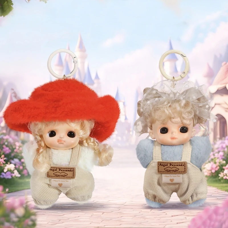 آني بيبي نمط أسبوع الموضة أفخم قلادة صندوق أعمى على ظهره دمية دمية قلادة الزخرفية فتاة هدية عيد ميلاد مجموعة