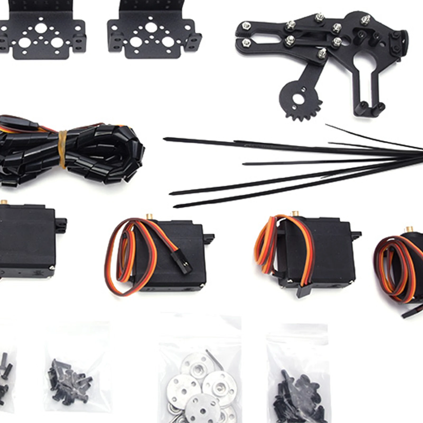 Bagian Robot Industri 6DOF Kit Cakar Penjepit Lengan Mekanis Robot DOF Manipulator Bagian Robot Industri Cakar Robot Lengan Mekanis