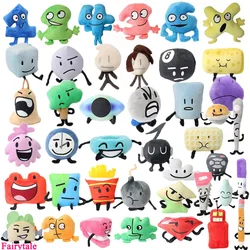 Batalla para Dream Island BFDI juguete de peluche muñeca Caroon figura de peluche suave rotulador patatas fritas botella uña pastel grapadora nube rubí regalos