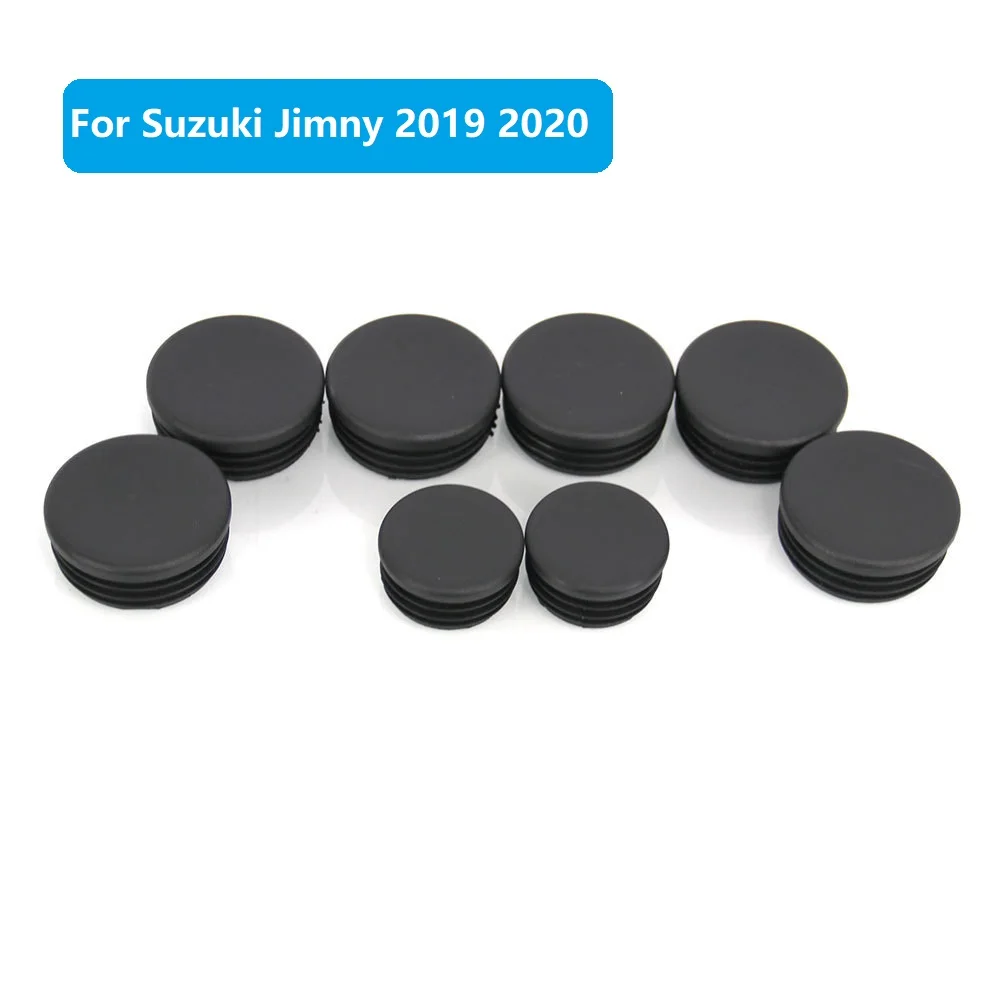 Chassis Round Hole Dust Waterproof Plugs Protection Caps Cover For Suzuki Jimny Sierra 2019 2020 Car Exterior Accessories