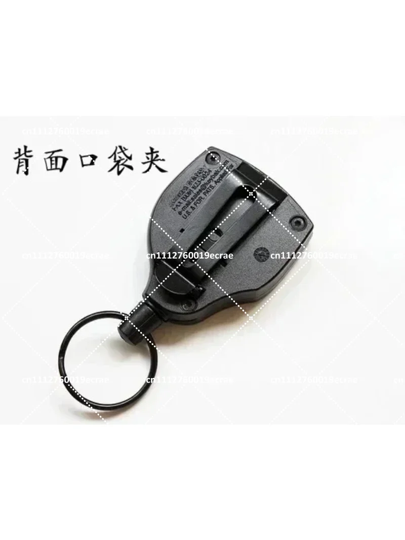 Kevlar Cord Retractable Keychain 120CM Anti Loss Key Ring Stretchable Key Holder