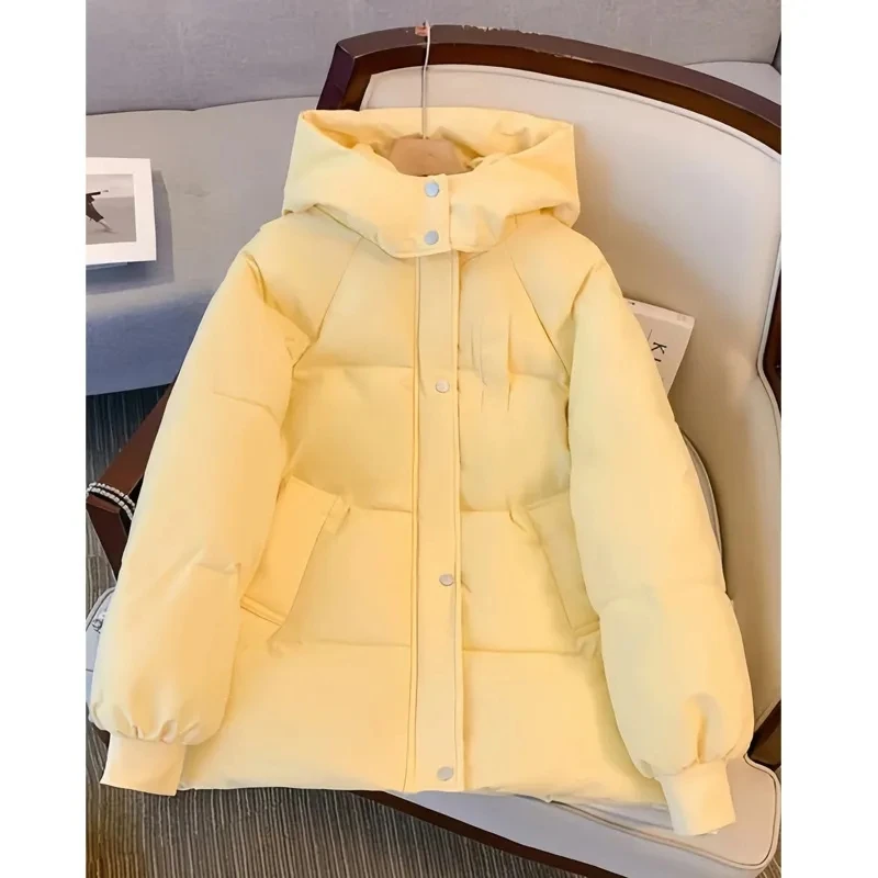 

Korean Version Fashion Comfortable Ladies Cotton Padded Outerwear Loose Temperament Women's Winter Down Cotton Jacket