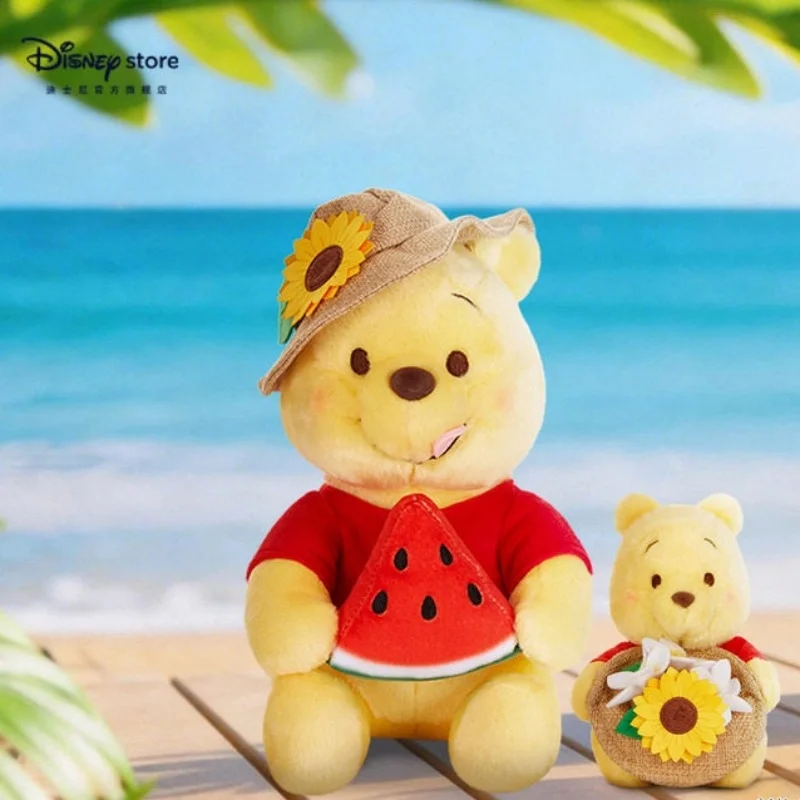 

Плюшевый брелок с Винни-Пухом из серии Disney Vacation Sunshine - коллекционный сувенир, подарок для украшения интерьера