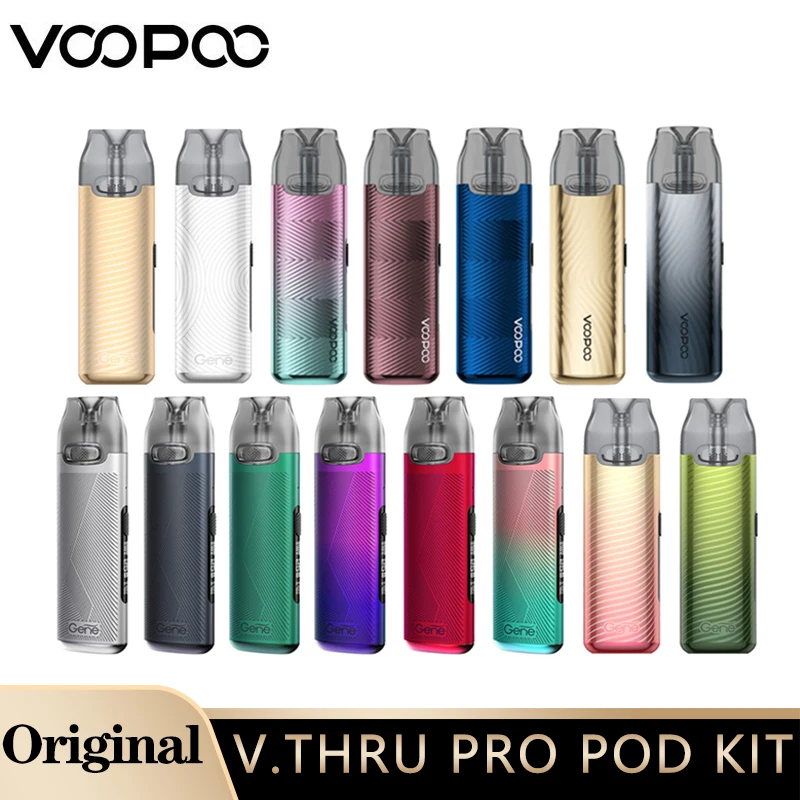الأصلي VOOPOO V.THRU Pro Pod Kit 25W 900mAh بطارية Vape 3ml خرطوشة 0.7ohm/1.2ohm لفائف المرذاذ السجائر الإلكترونية