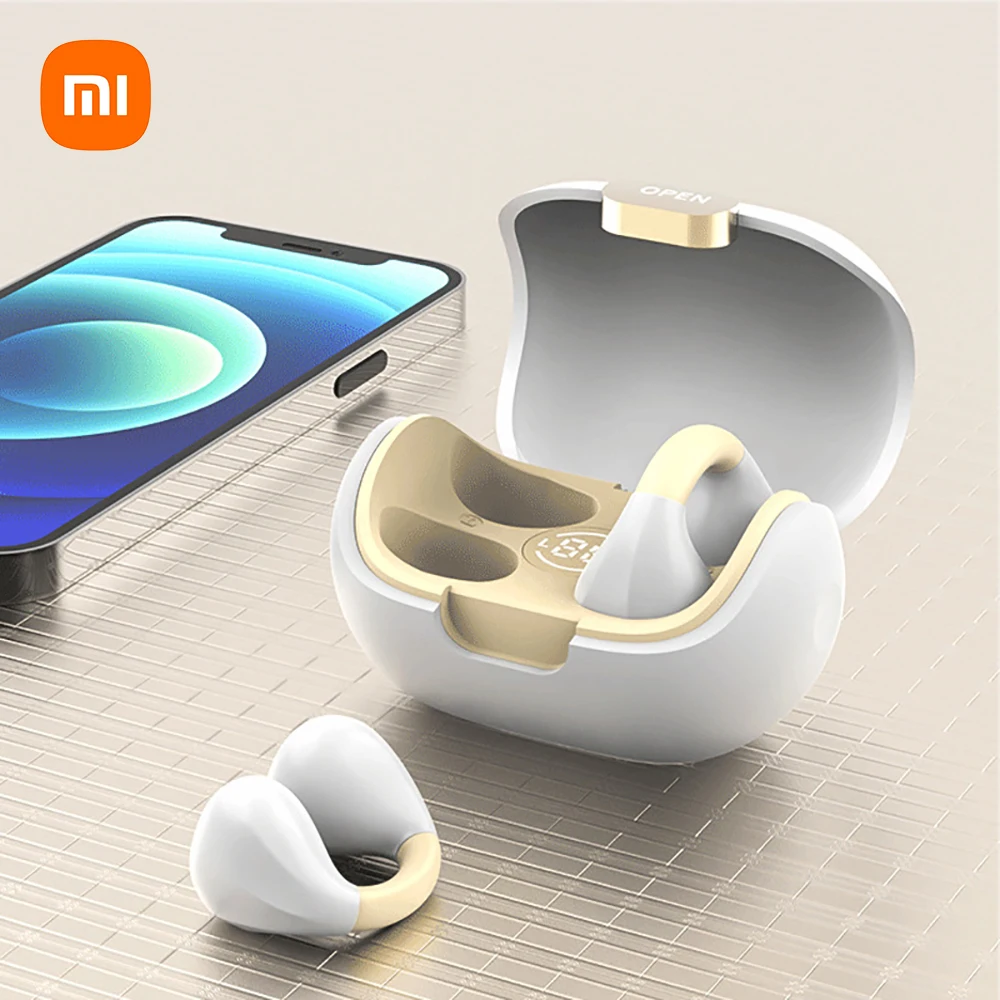 Xiaomi Mijia TWS True Wireless Earphone Ear Clip Desigh Headphone For Cycling Driving Running Sport Super Long Endurance Headset