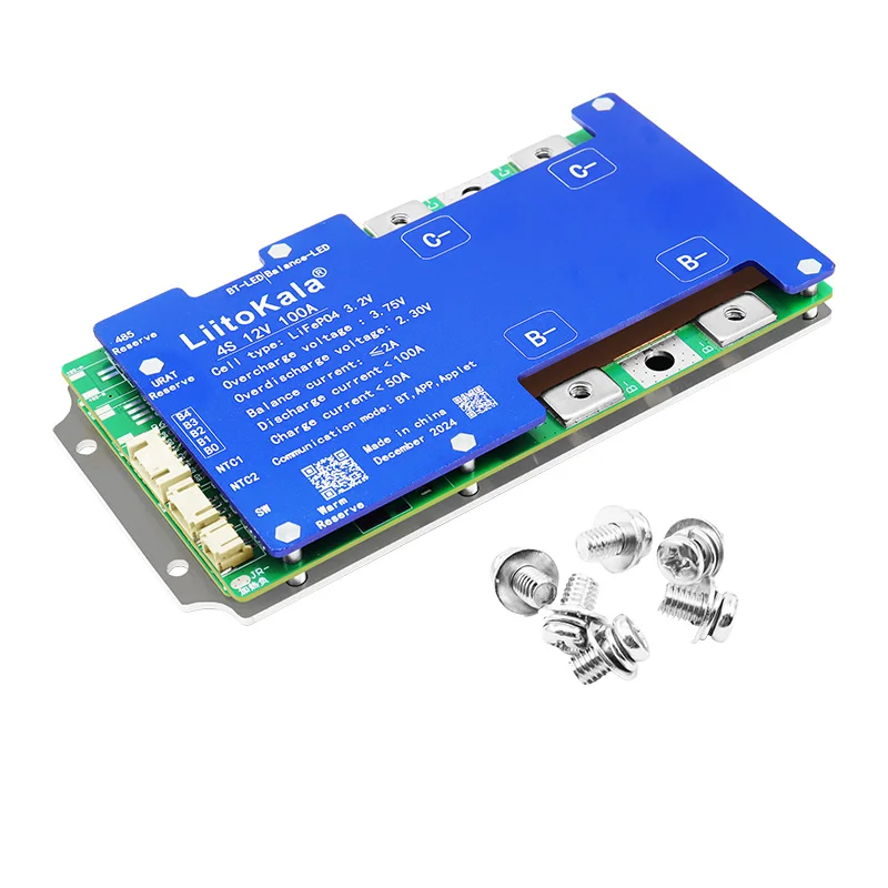 LiitoKala 4S 12V 100A 200A Bluetooth Smart BMS Lifepo4 APP لحماية البطارية Lifepo4 والمراقبة 4S 150A/200A/300A #2