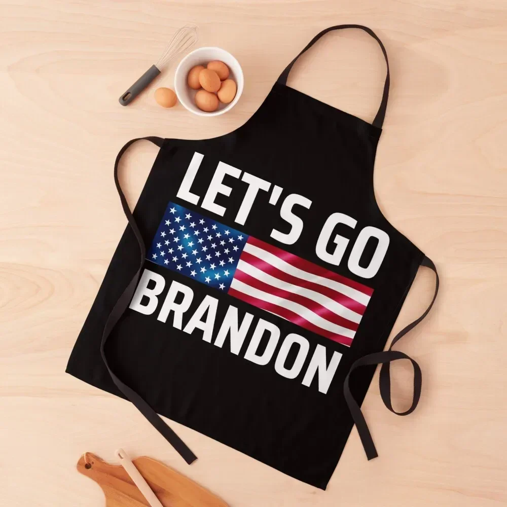 

let's go brandon Apron Kitchens For Men For Cooking Apron