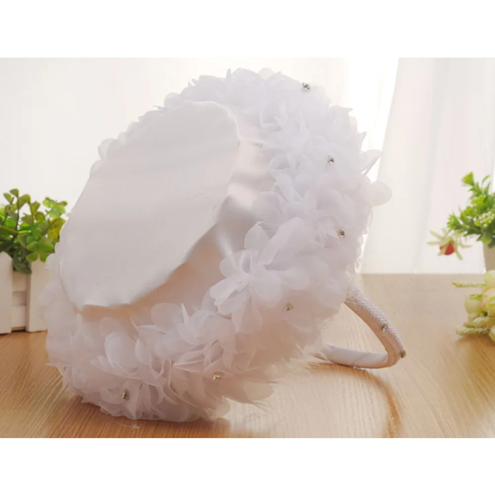 

2pcs Wedding Flower Girl Basket European Style Baskets for Ceremony Holding Flowers Petals Candies Romantic Keepsake Gifts