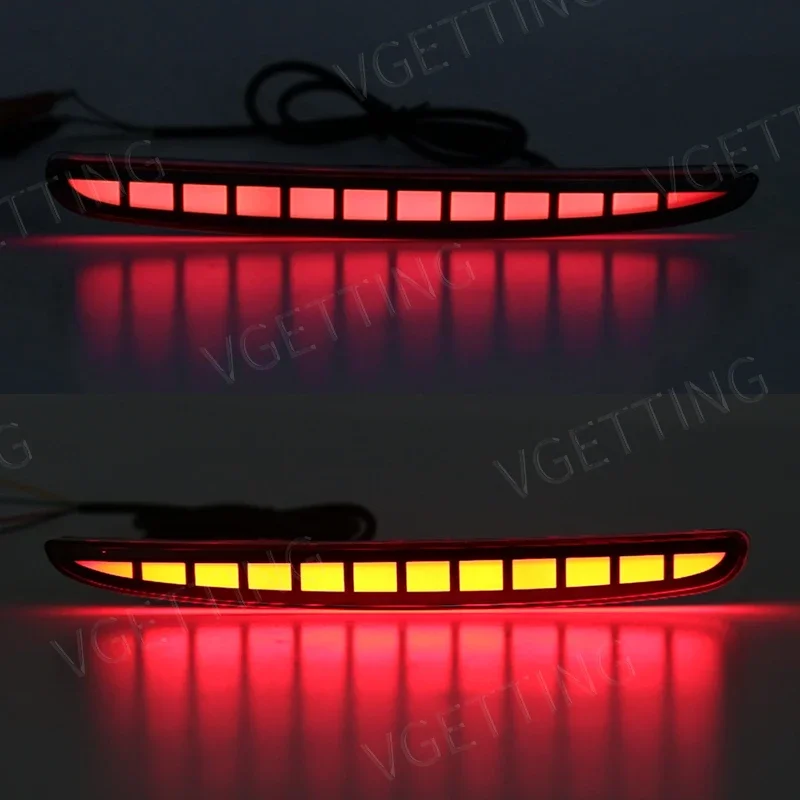 LED Rear Bumper Light For Honda Civic Hatchback TYPE-R 2016 2017 2018 2019 2020 Rear Brake Light Fog Lamp Car Accessories 12V view 4