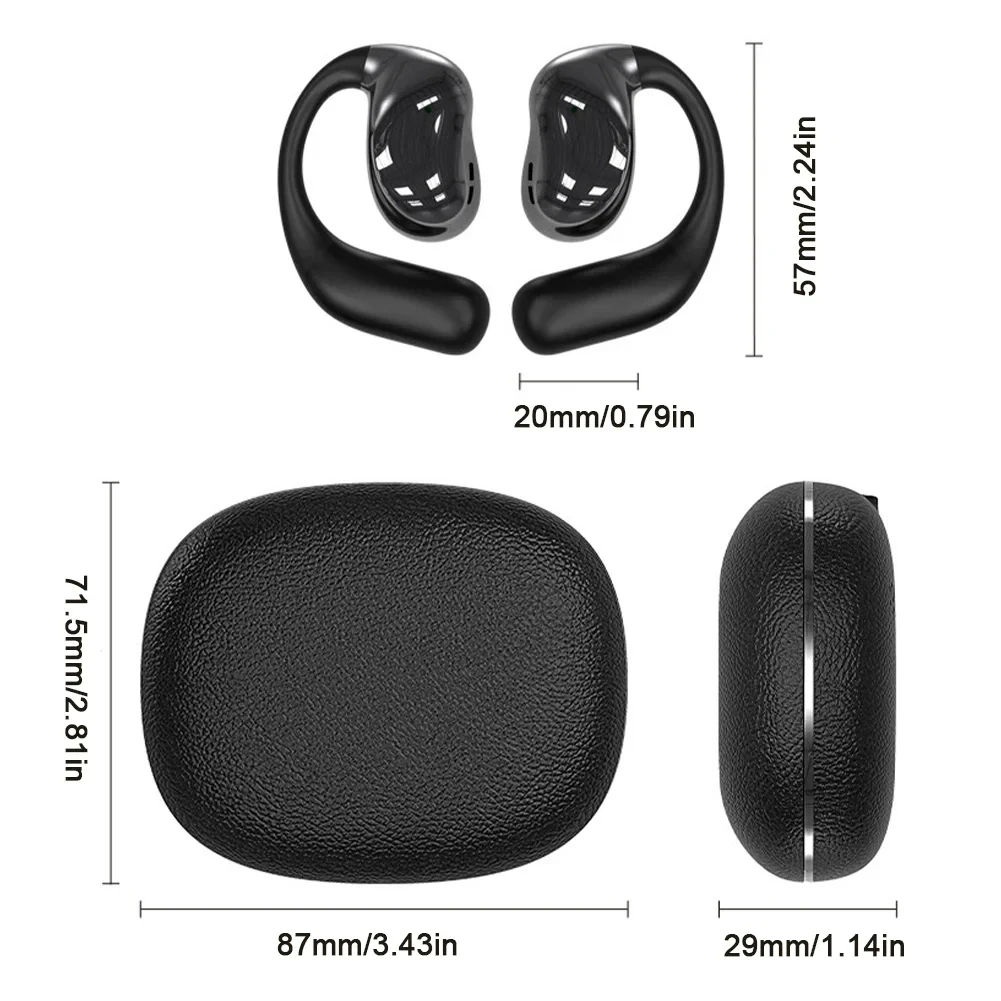 for Galaxy S24 Ultra S24 Plus S23 S22 W25 Flip 6 TWS Bluetooth Earphone Noise Reduction Ear Hook Style Screen Touch Operation