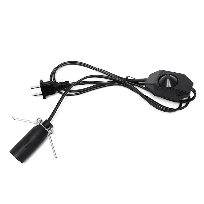 1Pc 1.5M Salt Lamp Dimmer Control Switch Power Cable Cord E12 Socket US Plug