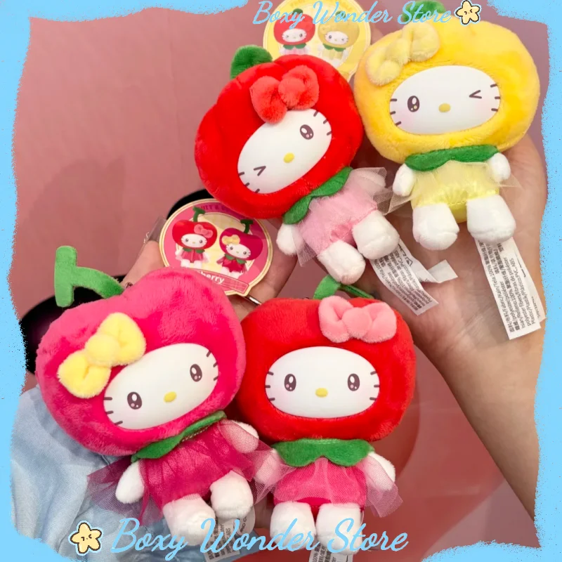 

Подлинная мини-заглушка серии Sanrio Fruit & Vegetable, милая сумка с подвеской, загадочная коробка-сюрприз, модные и популярные куклы