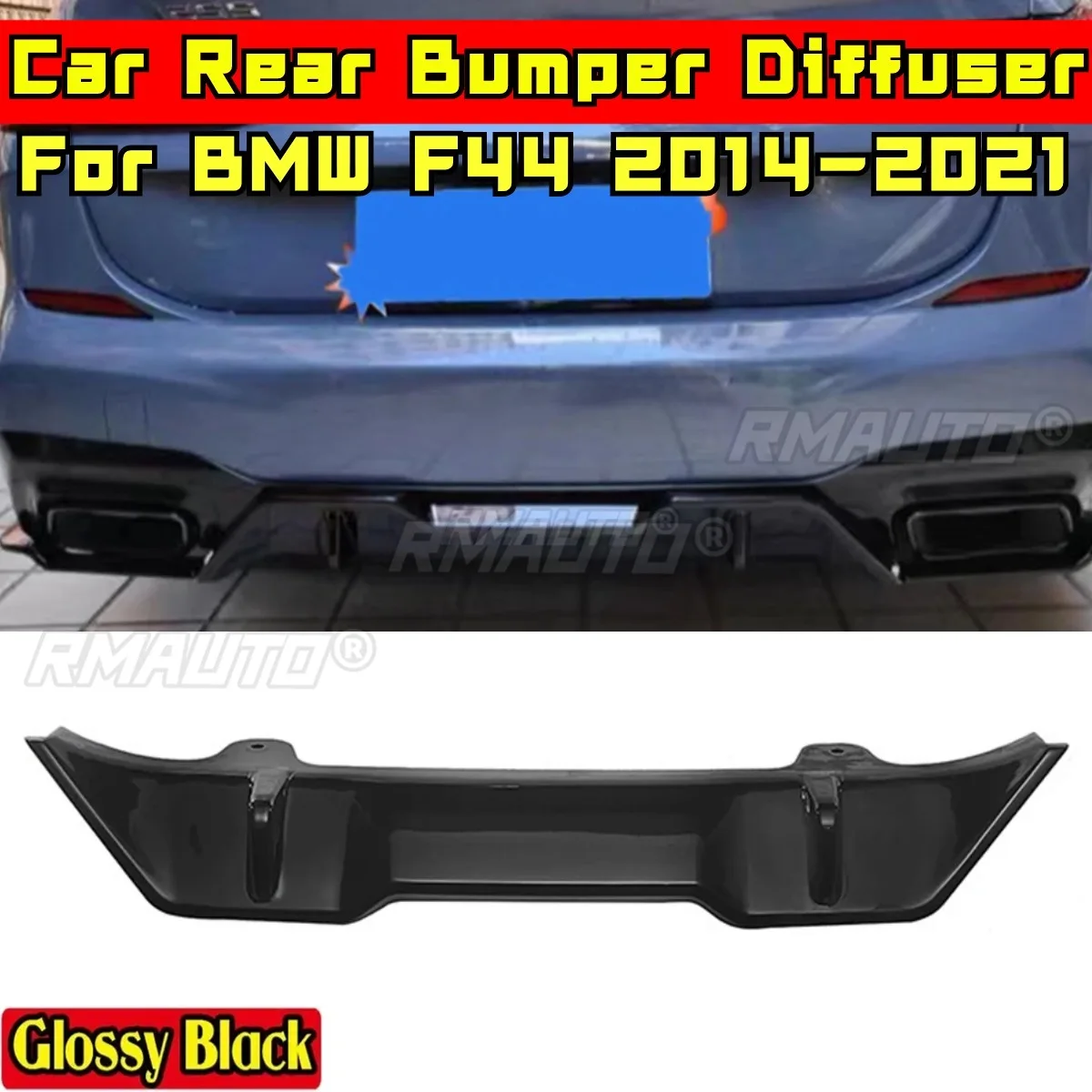 

F44 Rear Bumper Lip Diffuser Glossy Black MP Style Rear Bumper Guard Splitter Car Accessories For BMW F44 2014-2021 Body Kit