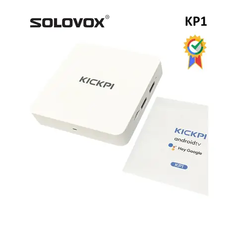 SOLOVOX Androidtv 11 KP1 Box Google-certifierad Netflix 4K Full HD-stöd DDR4 2G RAM 32G ROM KICKPI Android TV-spelare 8 best sales solovox - №4
