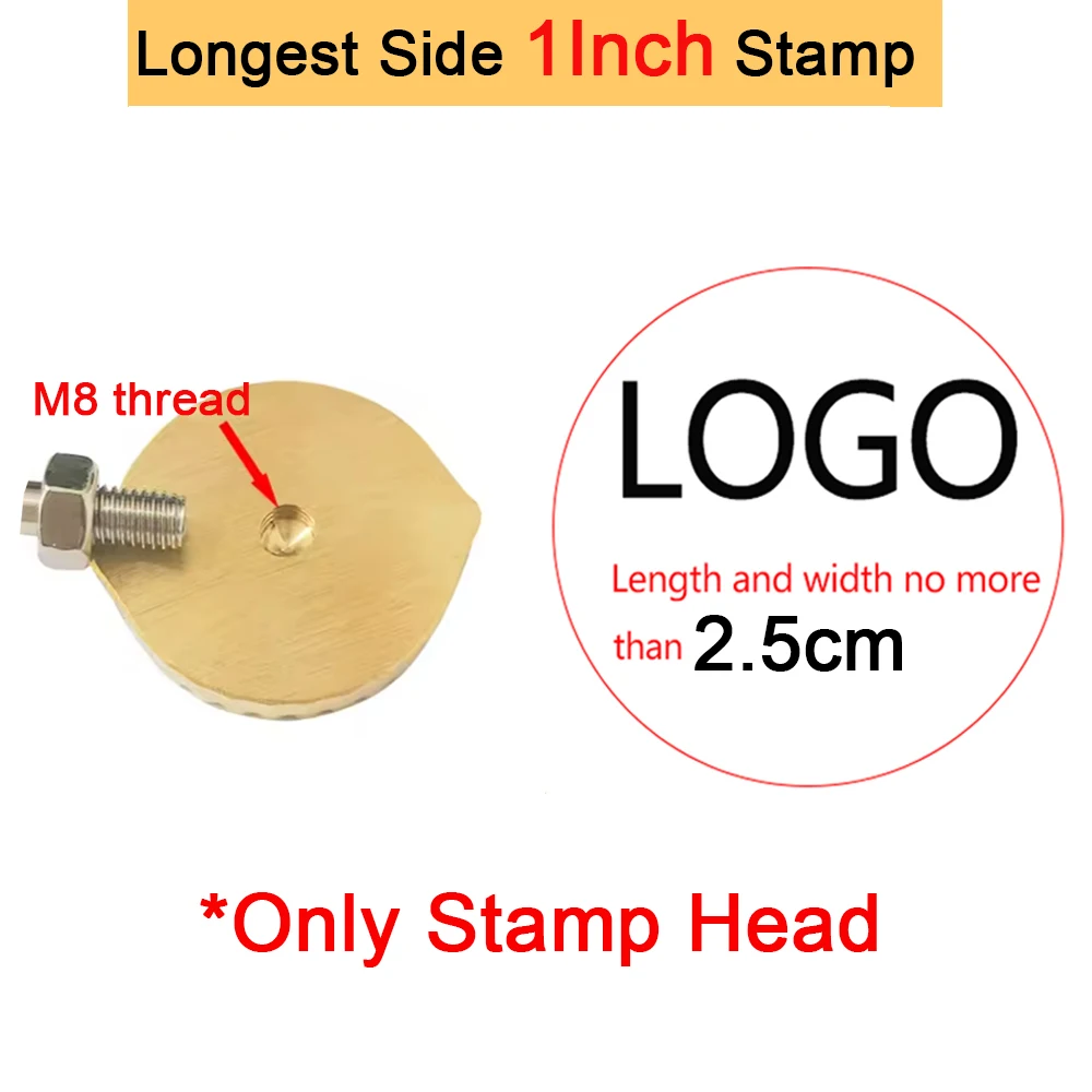 Personalisierter Brandstempel mit LOGO für Holzbearbeitung, Steak, BBQ, Lederhandwerk, Messing-Heizwerkzeug, DIY Steak, Burger, Holz