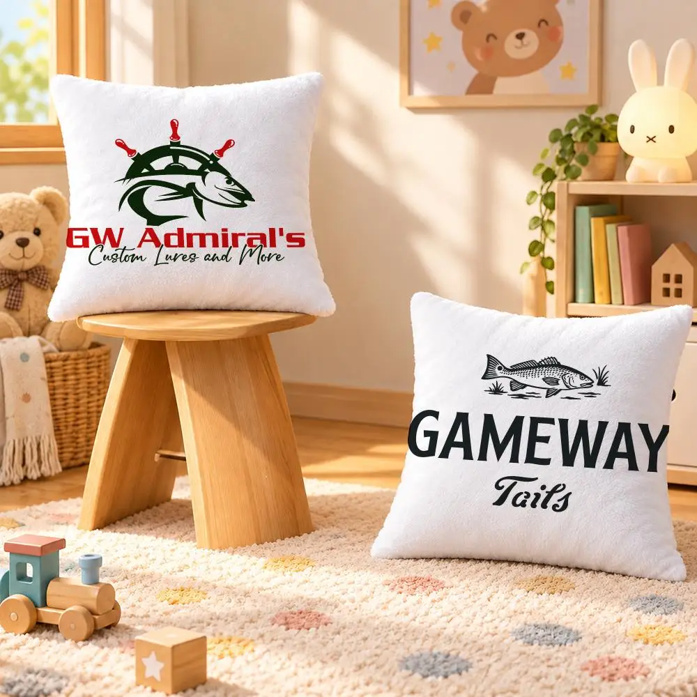 Fishing GW Guangwei Outdoor Gear Cushion Cover Personalized Decorative Living Room Home Sofa Bedroom Office Car Decor