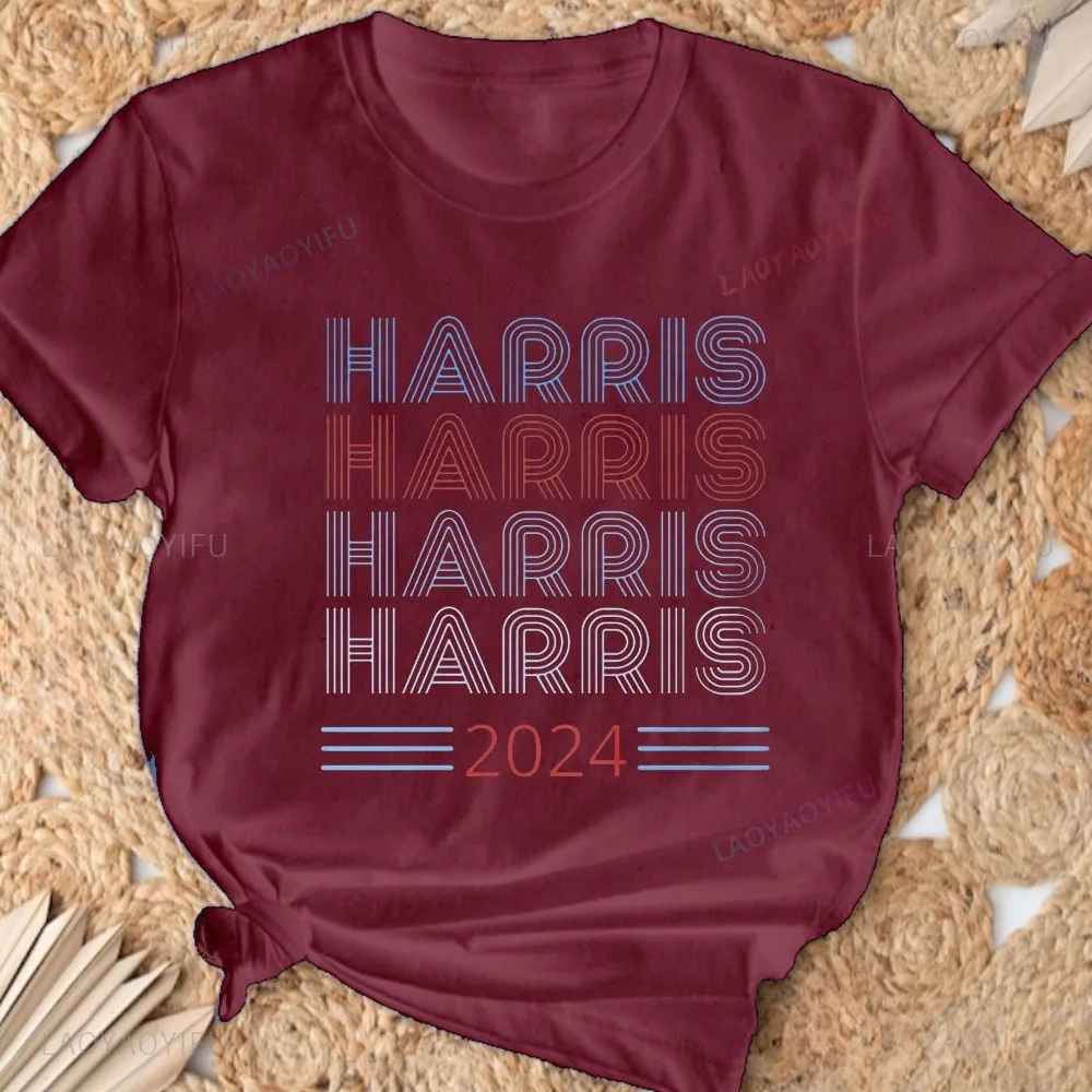 Presidential Campaign 2024 Harris 2024 TShirt Election Shirt Save Democratic T-Shirt Humor Cotton Letters Printed Campaign Tees image 5