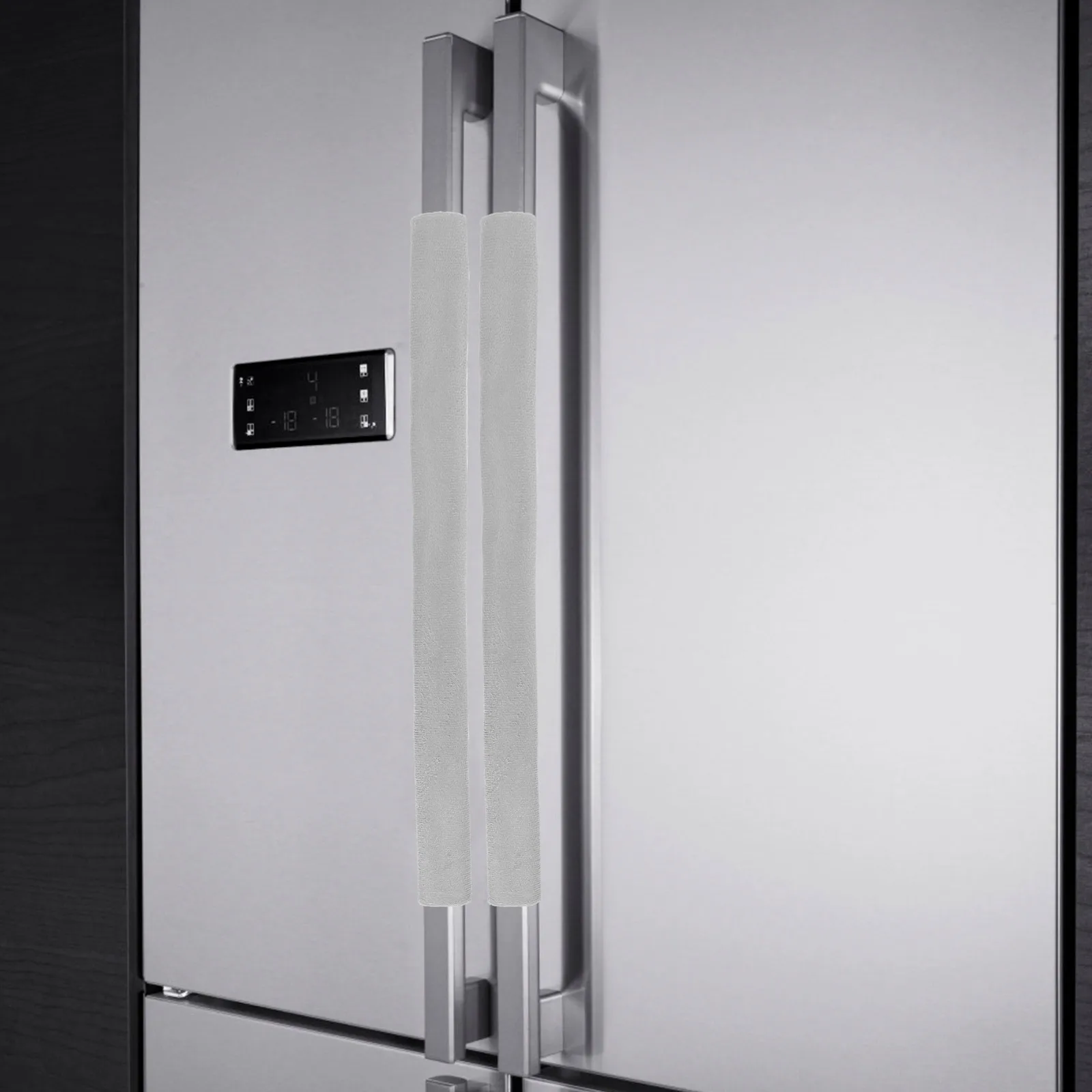 

2Pcs Detachable Fridge Door Handle Protectors Anti Oil Dirt for Home Appliances Decor Refrigerator Door Handle Covers