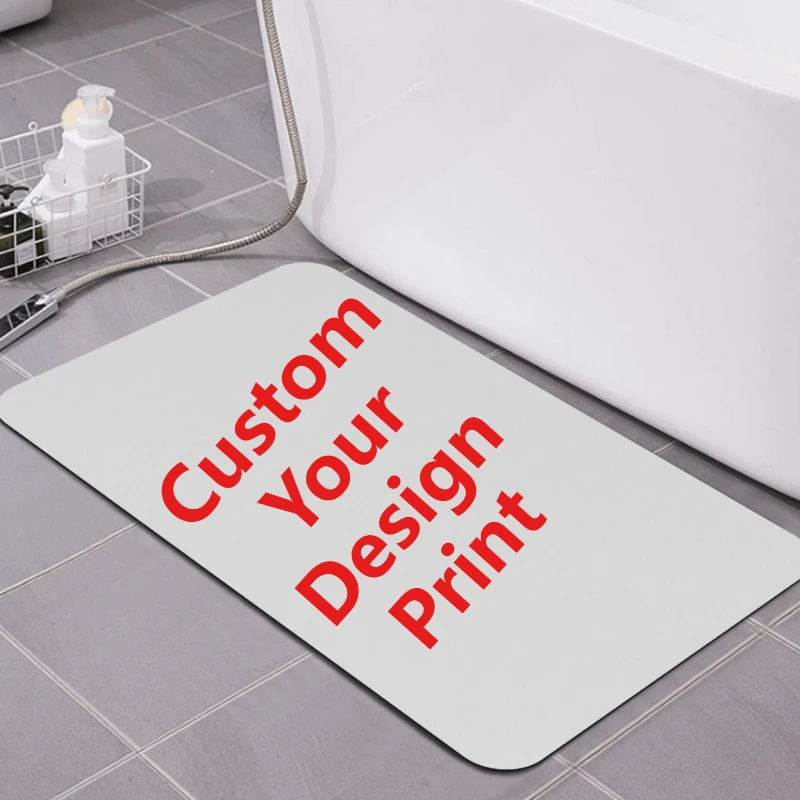 

DIY Personalized Custom Photo Logo Custom Your Design Floor Door Kitchen Bath Mats Outdoor Customized Printed Doormat Bedroom