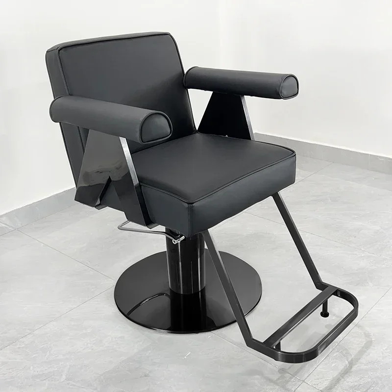 

Modern Luxury Barber Chairs Nordic Professional Barbershop Lift Barber Chairs Comfort Simple Commercial Furniture Taburete