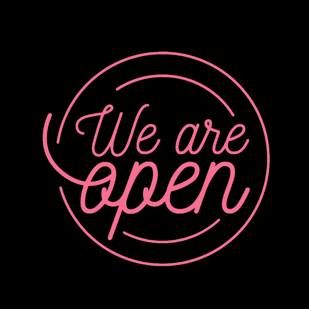 We Are Open Custom Lamp Handmade Real Glass Tube Shop Store Bar Club Firms KTV Advertise Decor Display Sign Neon Light 14