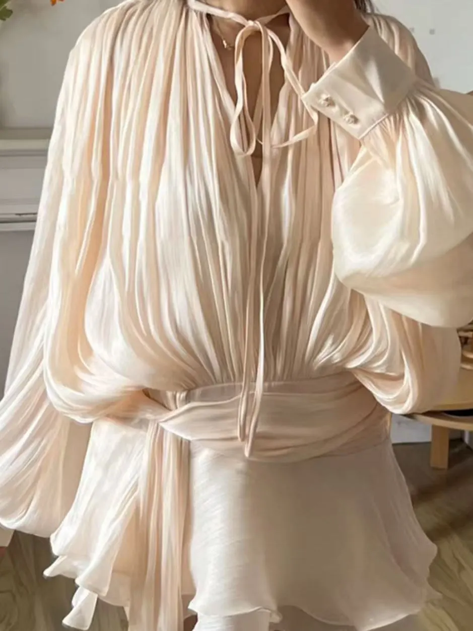 Pure Desire – ensemble féerique Dr irt, ourlet cousu à la taille, décontracté, coupe ample, Long, rond, couleur Pure