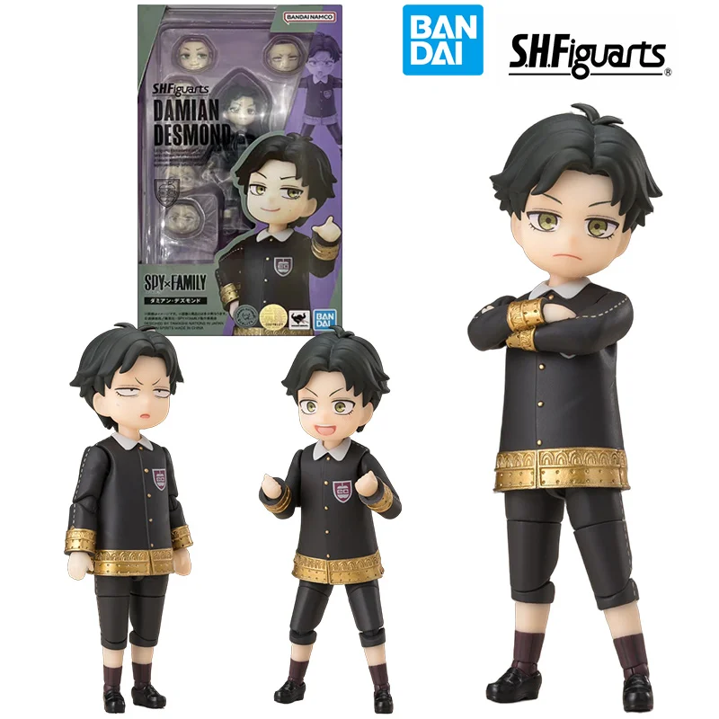 Bandai S.H.Figuarts Damian Desmond Spy X Family 10Cm Anime Original Action Figure Model Children's Toy Birthday Gift Collection