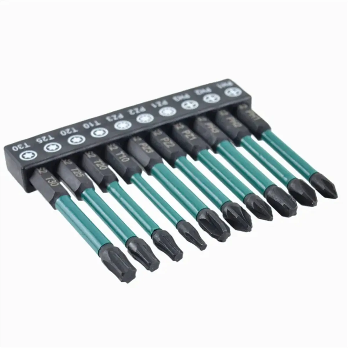 HOME USE-A 10 Pcs 70mm Non-Slip Screwdriver Set PH PZ Trox for Electricians Circuit Breaker and Socket Switches