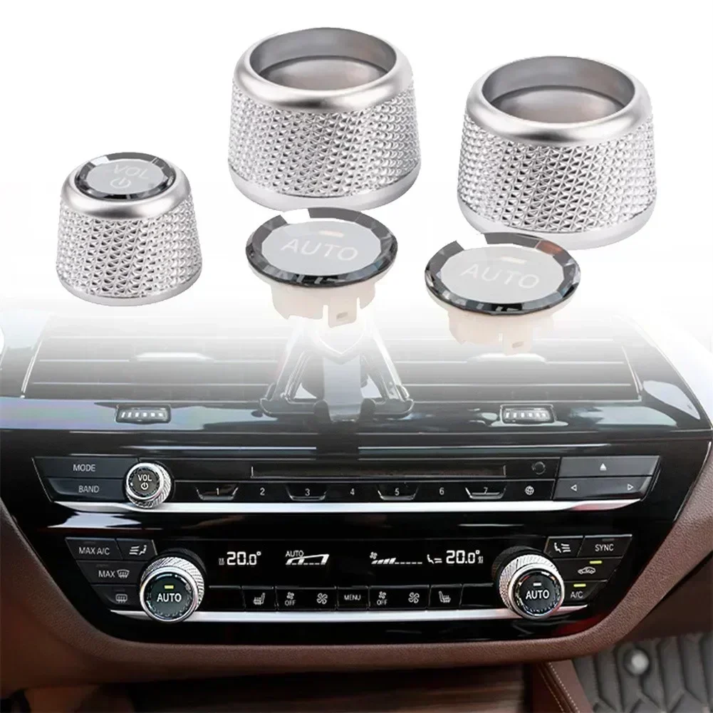 

3pcs/Set AC Climate Control Button Volume Button Knob For BMW G02 G01 G30 G12 car interior accessories