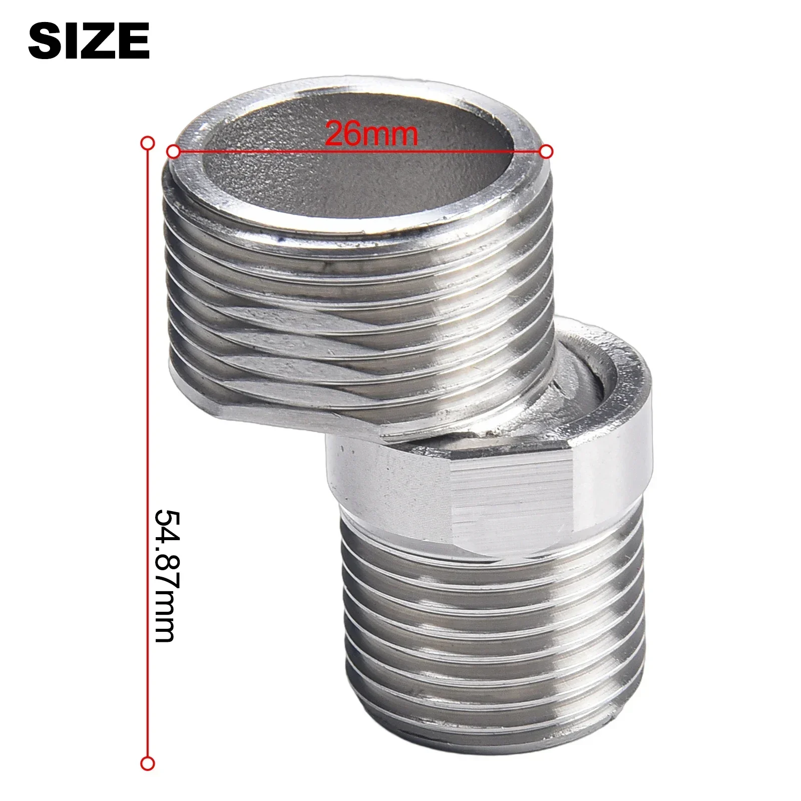 Silver Adjustable Angle Convenient Installation Application Degree Eccentric Screw Corner Installation Adjustable