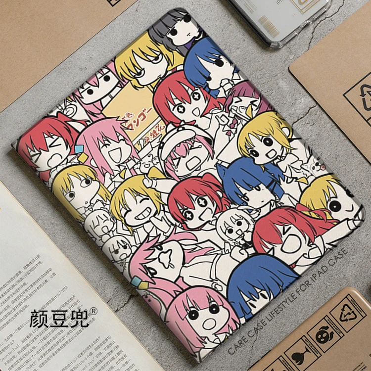 

BOCCHI THE ROCK Anime Hitori For iPad 10.2 9th 10th 11t Air 3 Mini 6 7 Case Luxury Silicone Pro 12.9 11 For iPad Air 4 5 6 Cases