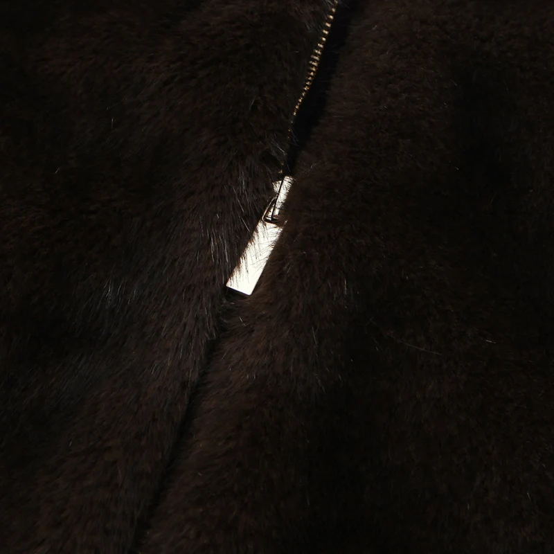 Herfst Winter O-hals Lange Mouw Rits Decoratie Pilot Jassen Jas Vrouwen Kunstbont Effect Warme Tops Vrouwelijke Vrijetijdskleding