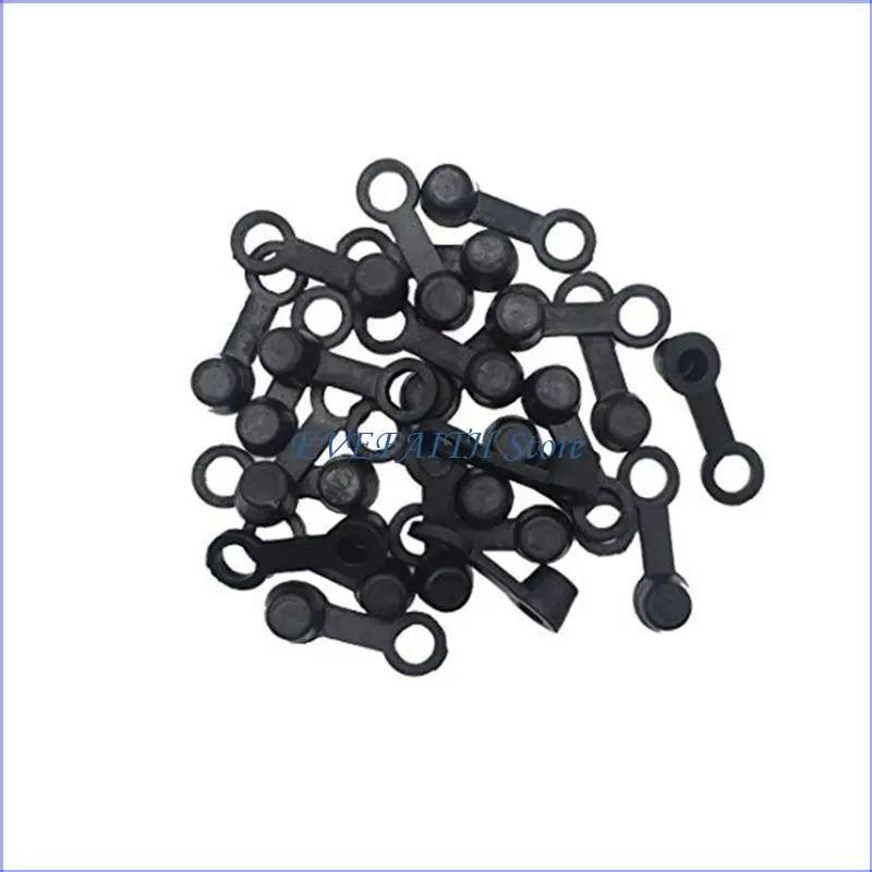 124B 30pcs/مجموعة دراجة نارية نزيف نزيف Hydraulic Discist Dipber Rubber Rupber Cover Cover Cover Exclues