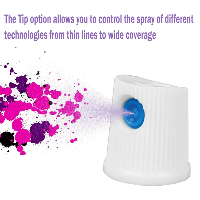 ГОРЯЧИЙ! Колпачки для распылительной краски-Новые колпачки-Насадка для распылительной краски-Насадки для распыления краски для Rusto Spray-Graffiti Art Supplies, 25 упаковок